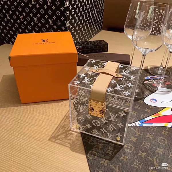 ルイヴィトンキューブ型 BOX/透明 ケース 偽物 GI0481